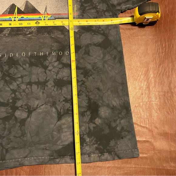 Vtg 2000s Liquid Blue Pink Floyd Dark Side of the Moon Tee M L - Picture 5 of 6